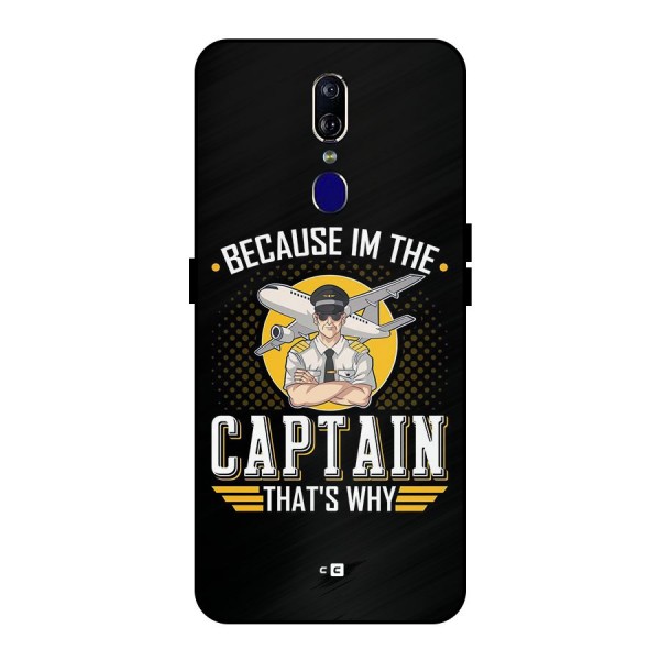 I M Captain Metal Back Case for Oppo F11