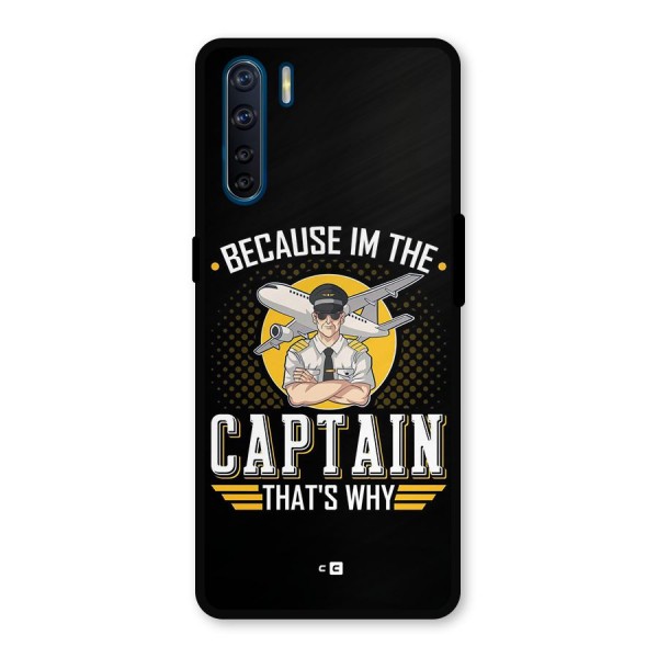 I M Captain Metal Back Case for Oppo F15