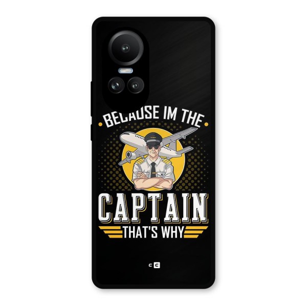 I M Captain Metal Back Case for Oppo Reno10