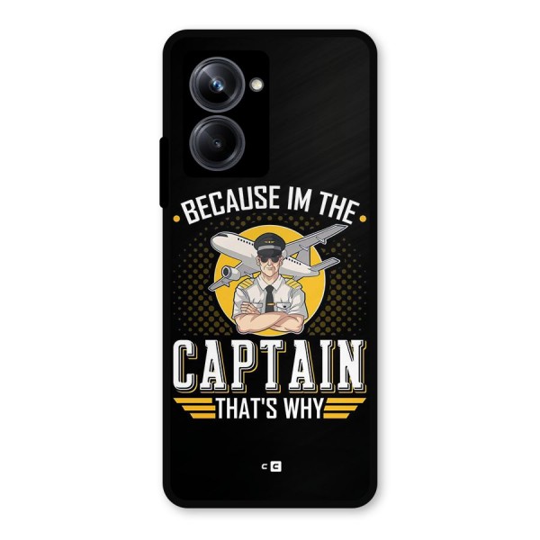 I M Captain Metal Back Case for Realme 10 Pro