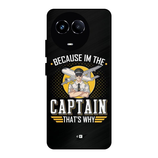 I M Captain Metal Back Case for Realme 11 5G