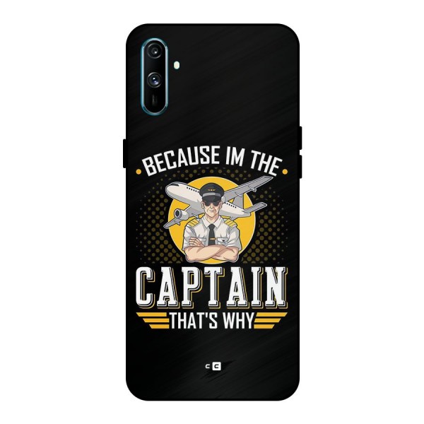 I M Captain Metal Back Case for Realme C3