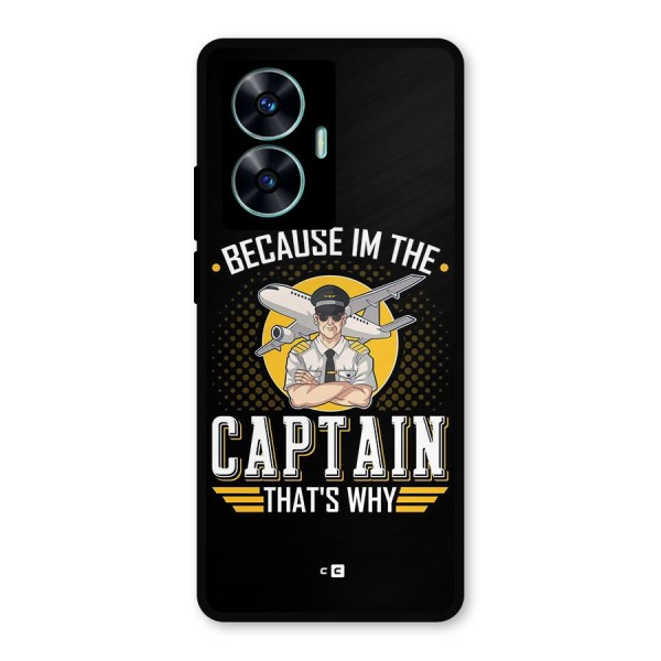 I M Captain Metal Back Case for Realme C55