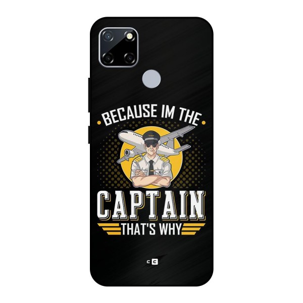 I M Captain Metal Back Case for Realme Narzo 20