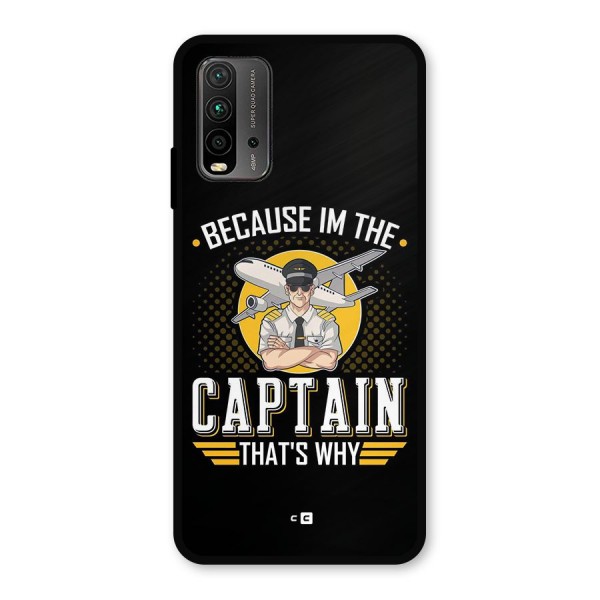 I M Captain Metal Back Case for Redmi 9 Power