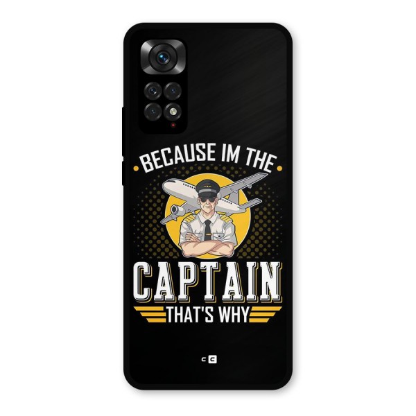 I M Captain Metal Back Case for Redmi Note 11