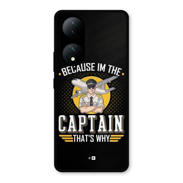 I M Captain Metal Back Case for Vivo T2