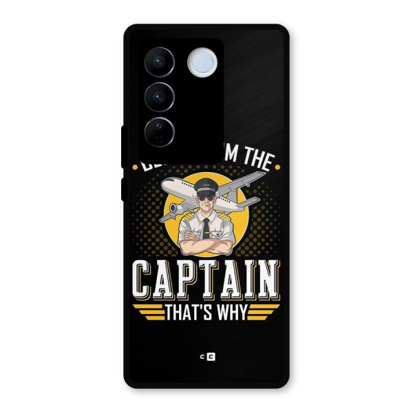 I M Captain Metal Back Case for Vivo V27