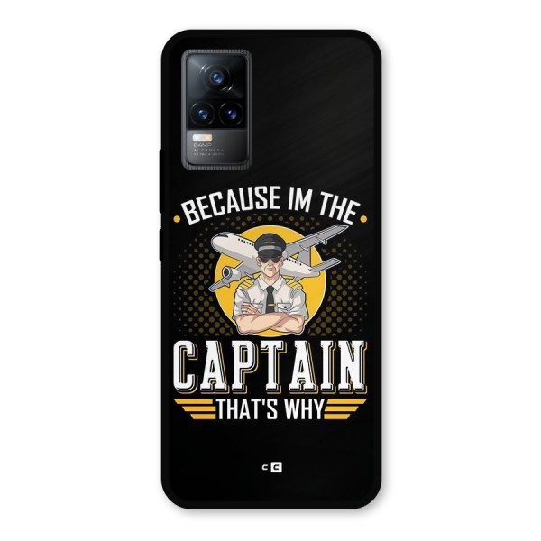 I M Captain Metal Back Case for Vivo Y73