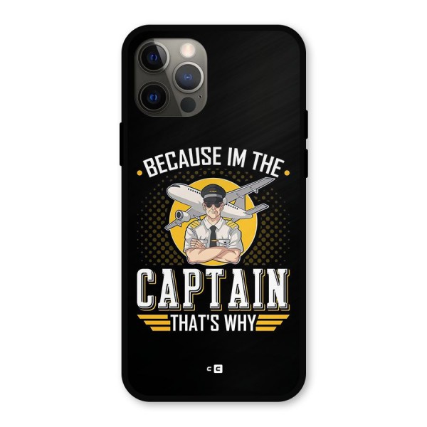 I M Captain Metal Back Case for iPhone 12 Pro