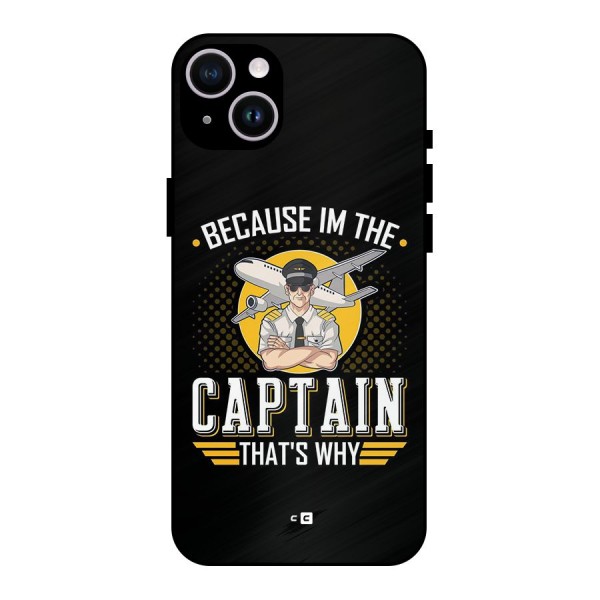 I M Captain Metal Back Case for iPhone 14 Plus