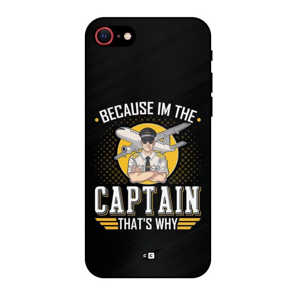 I M Captain Metal Back Case for iPhone 8