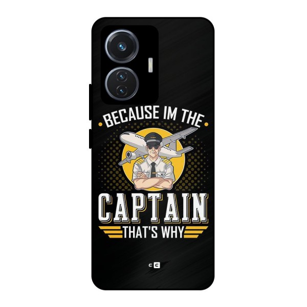 I M Captain Metal Back Case for iQOO Z6 44W