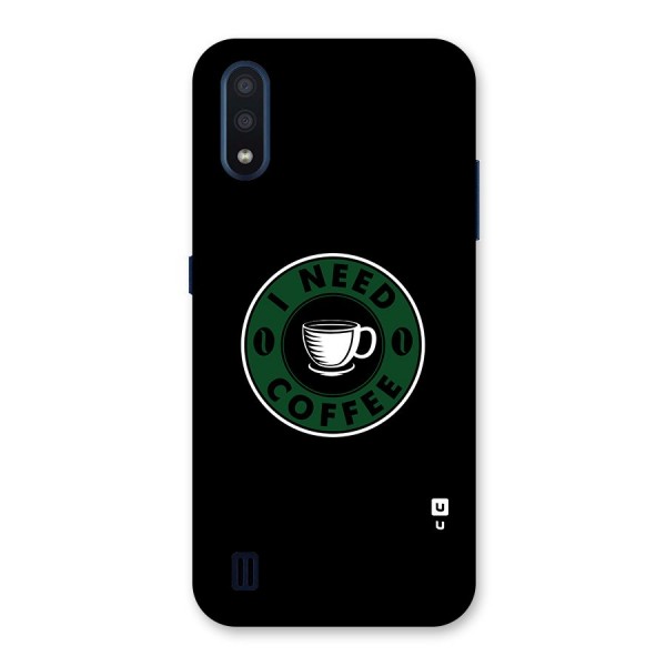 I Need Coffee Classic Back Case for Galaxy M01