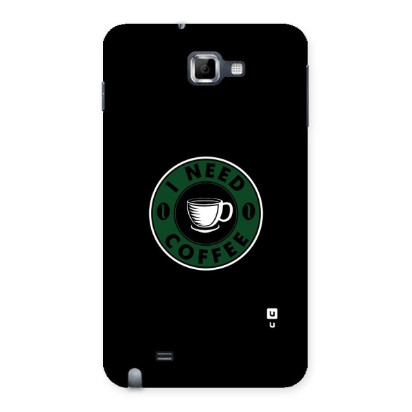 I Need Coffee Classic Back Case for Galaxy Note