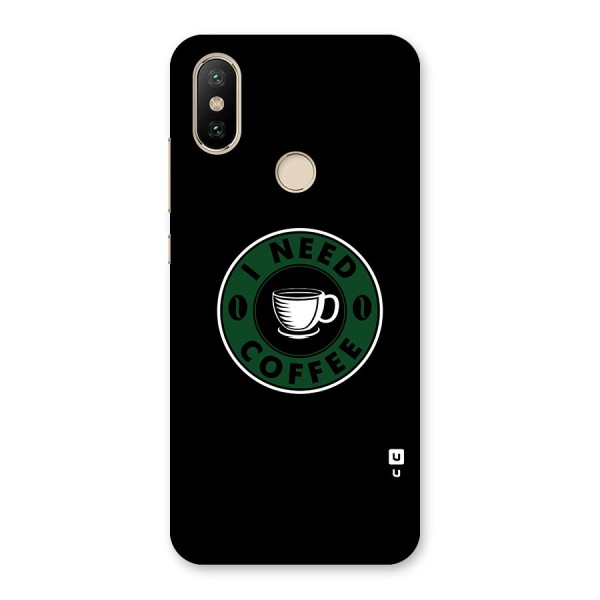 I Need Coffee Classic Back Case for Mi A2