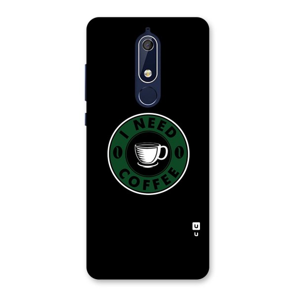 I Need Coffee Classic Back Case for Nokia 5.1