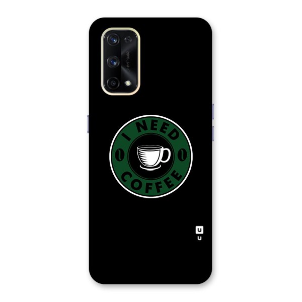 I Need Coffee Classic Glass Back Case for Realme X7 Pro