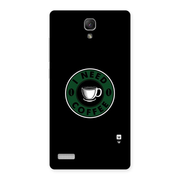 I Need Coffee Classic Back Case for Redmi Note