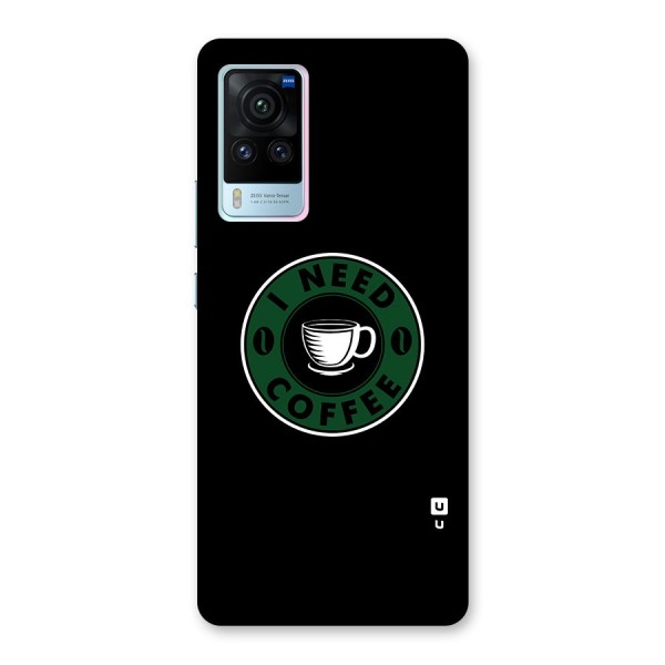 I Need Coffee Classic Glass Back Case for Vivo X60 Pro