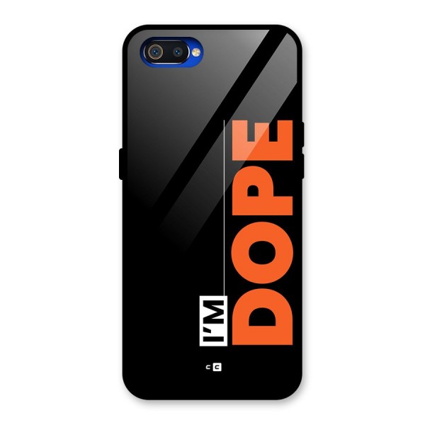 I am Dope Glass Back Case for Realme C2