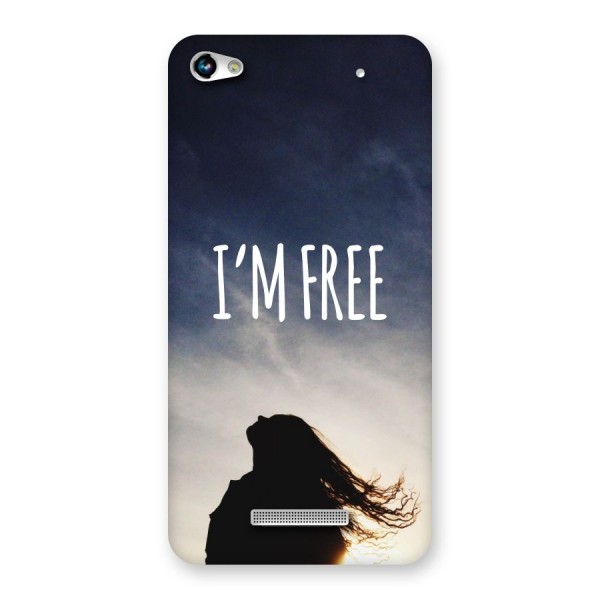 I m Free Back Case for Micromax Hue 2