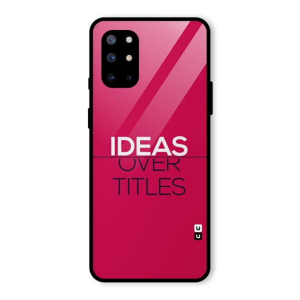 Ideas Over Titles Glass Back Case for OnePlus 8T