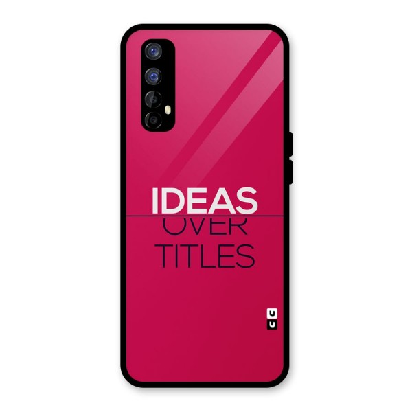 Ideas Over Titles Glass Back Case for Realme 7