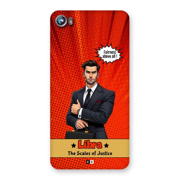 Impartial Libra Back Case for Canvas Fire 4 (A107)