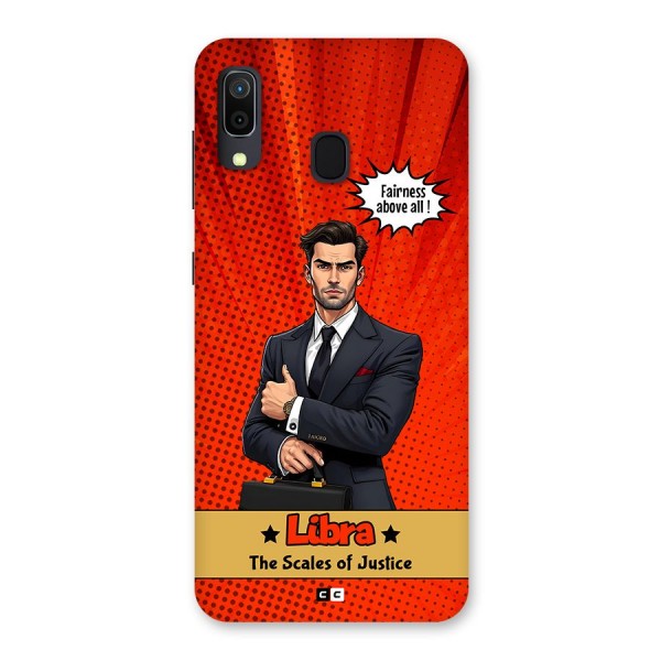 Impartial Libra Back Case for Galaxy A20