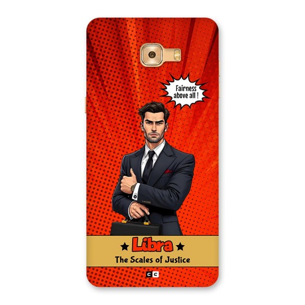 Impartial Libra Back Case for Galaxy C9 Pro