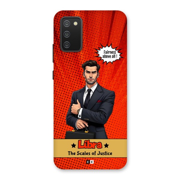 Impartial Libra Back Case for Galaxy F02s