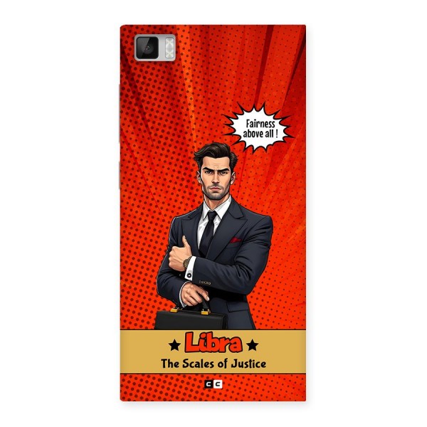 Impartial Libra Back Case for Mi3