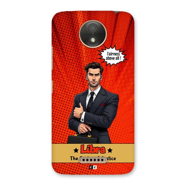 Impartial Libra Back Case for Moto C Plus