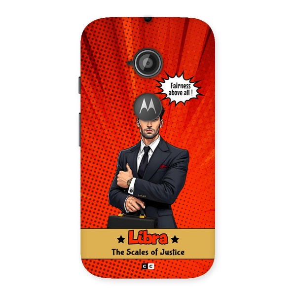 Impartial Libra Back Case for Moto E 2nd Gen