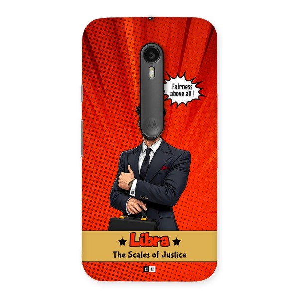 Impartial Libra Back Case for Moto G Turbo