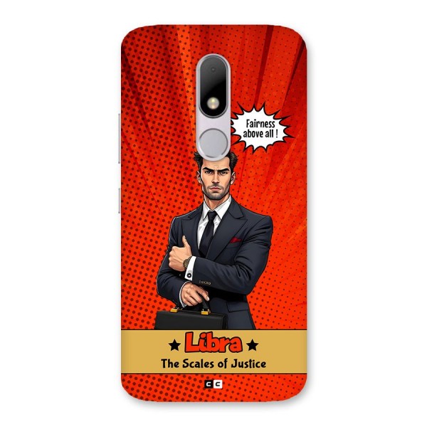 Impartial Libra Back Case for Moto M