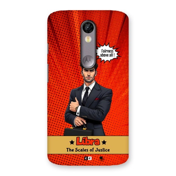 Impartial Libra Back Case for Moto X Force