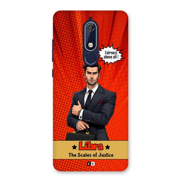 Impartial Libra Back Case for Nokia 5.1