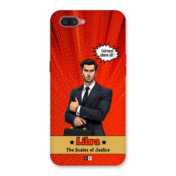 Impartial Libra Back Case for Oppo A3s