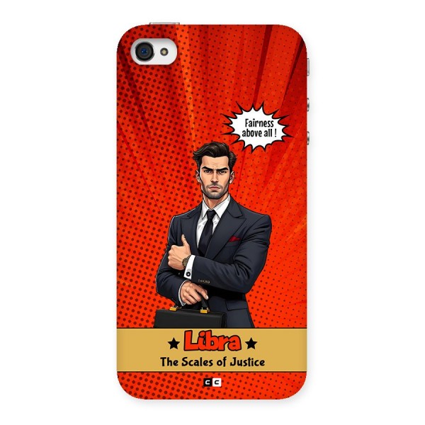 Impartial Libra Back Case for iPhone 4 4s