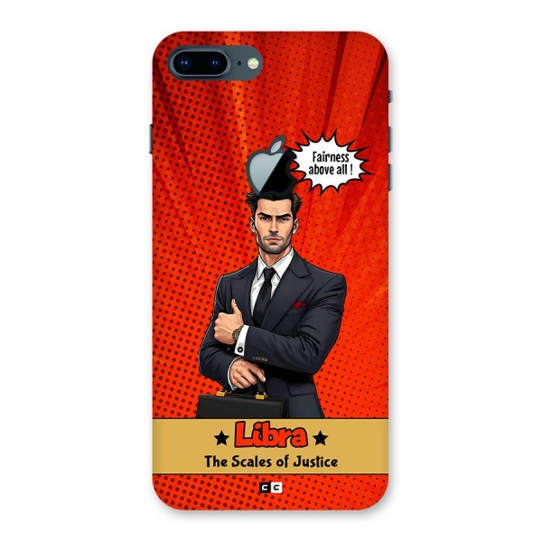 Impartial Libra Back Case for iPhone 7 Plus Apple Cut