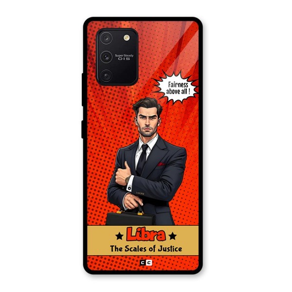 Impartial Libra Glass Back Case for Galaxy S10 Lite