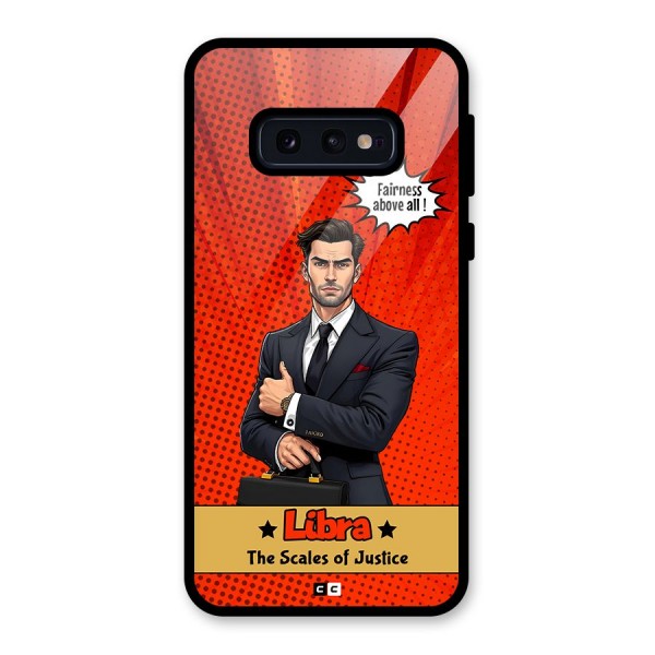 Impartial Libra Glass Back Case for Galaxy S10e