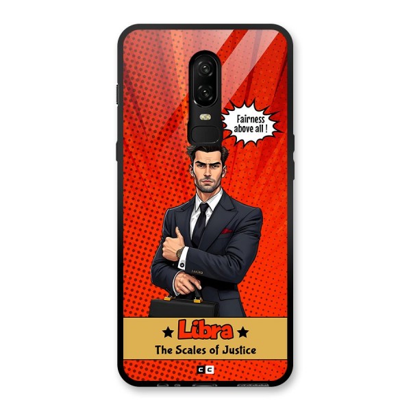 Impartial Libra Glass Back Case for OnePlus 6