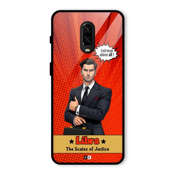 Impartial Libra Glass Back Case for OnePlus 6T