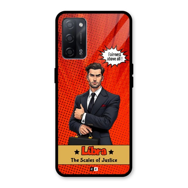 Impartial Libra Glass Back Case for Oppo A53s 5G