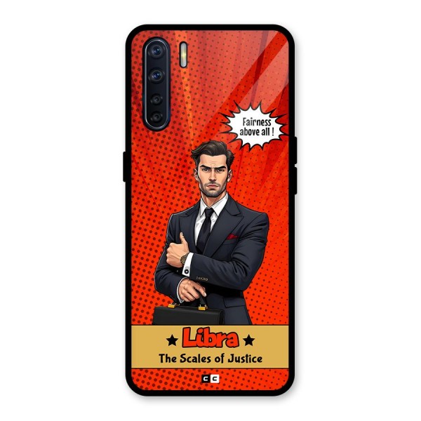 Impartial Libra Glass Back Case for Oppo F15