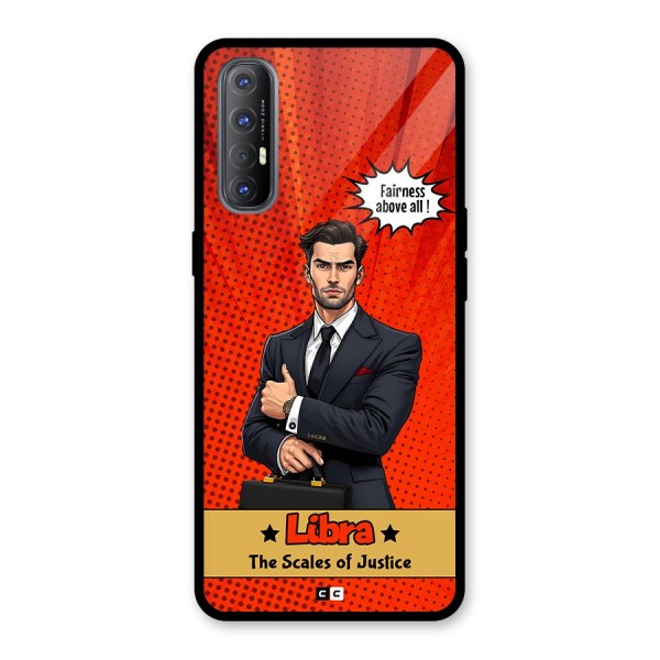 Impartial Libra Glass Back Case for Oppo Reno3 Pro