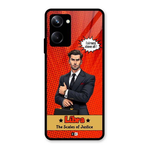 Impartial Libra Glass Back Case for Realme 10 Pro